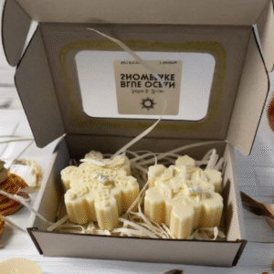 Blue Ocean Snowflake Soy Wax Candle | 160g | Christmas Gift