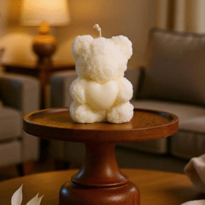 Ocean Blue Teddy Bear Soy Wax Candle | 112g | Christmas Gift